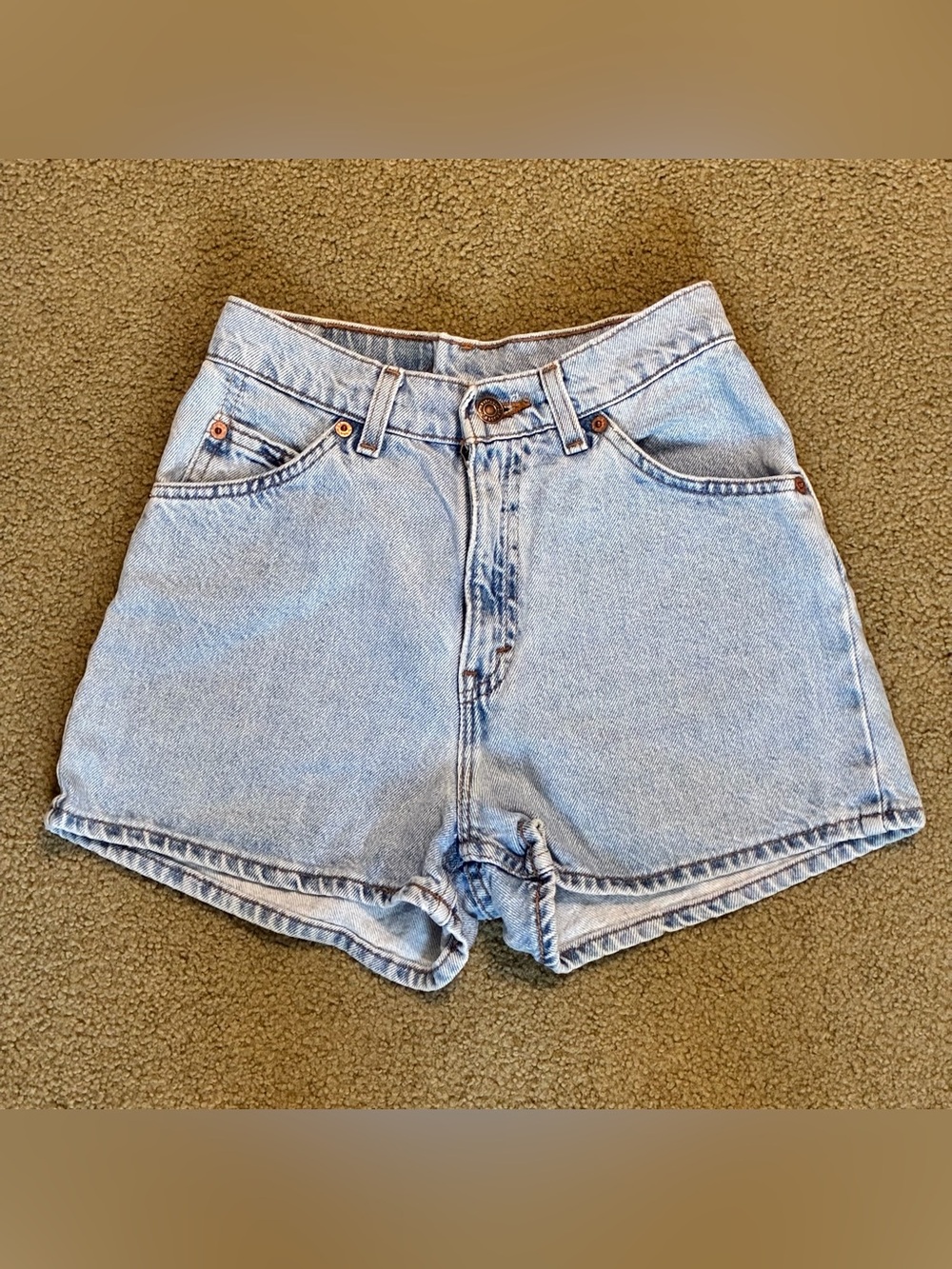 Vintage Levi’s Orange Tab Blue Denim Mom Shorts 90s Boho Retro Grunge Slim Fit 5